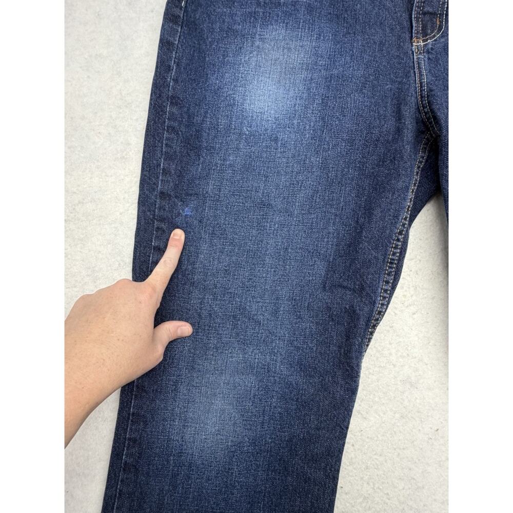 Cruel Girl Georgia Slim Jeans Womens 15 R Dark Wash Stretch Bootcut Indigo Denim - Picture 11 of 11